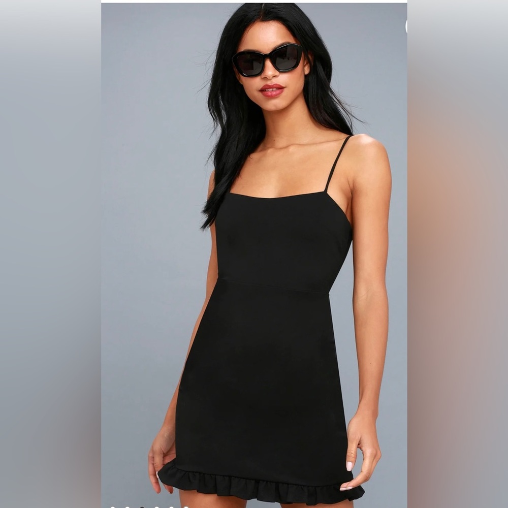Lulu’s Spoonful of Sass Black Bodycon Mini Dress